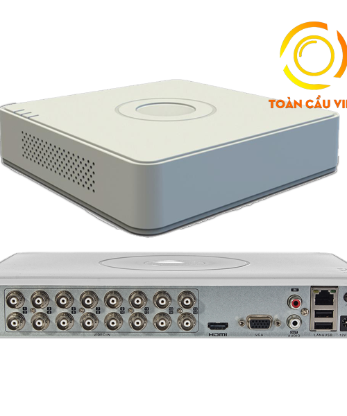 Đầu ghi HYBRID HD-TVI 16 kênh 1080P LITE H.265 Pro+ ( thế hệ TURBO 4.0 ) DS-7116HQHI-K1 (S)