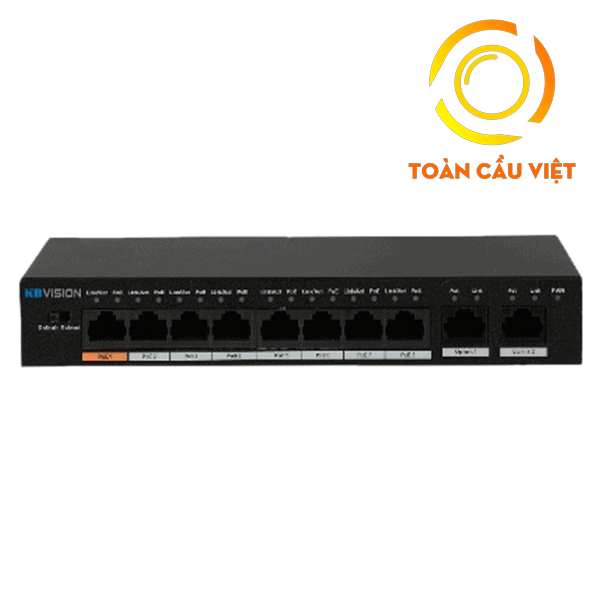 8-port 10/100Mbps PoE Switch KBVISION KX-ASW08P2