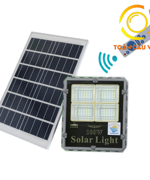 Đèn năng lượng mặt trời 100W 3 màu LJD-88100/L3M