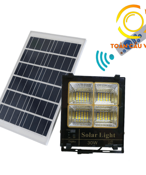 Đèn năng lượng mặt trời 30W 3 màu LJD-8830/L3M