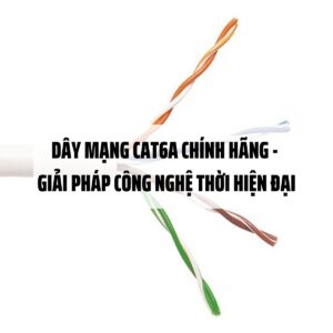 Dây mạng CAT6A chính hãng - Giải pháp công nghệ thời hiện đại