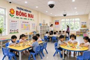 Lắp camera trường mẫu giáo