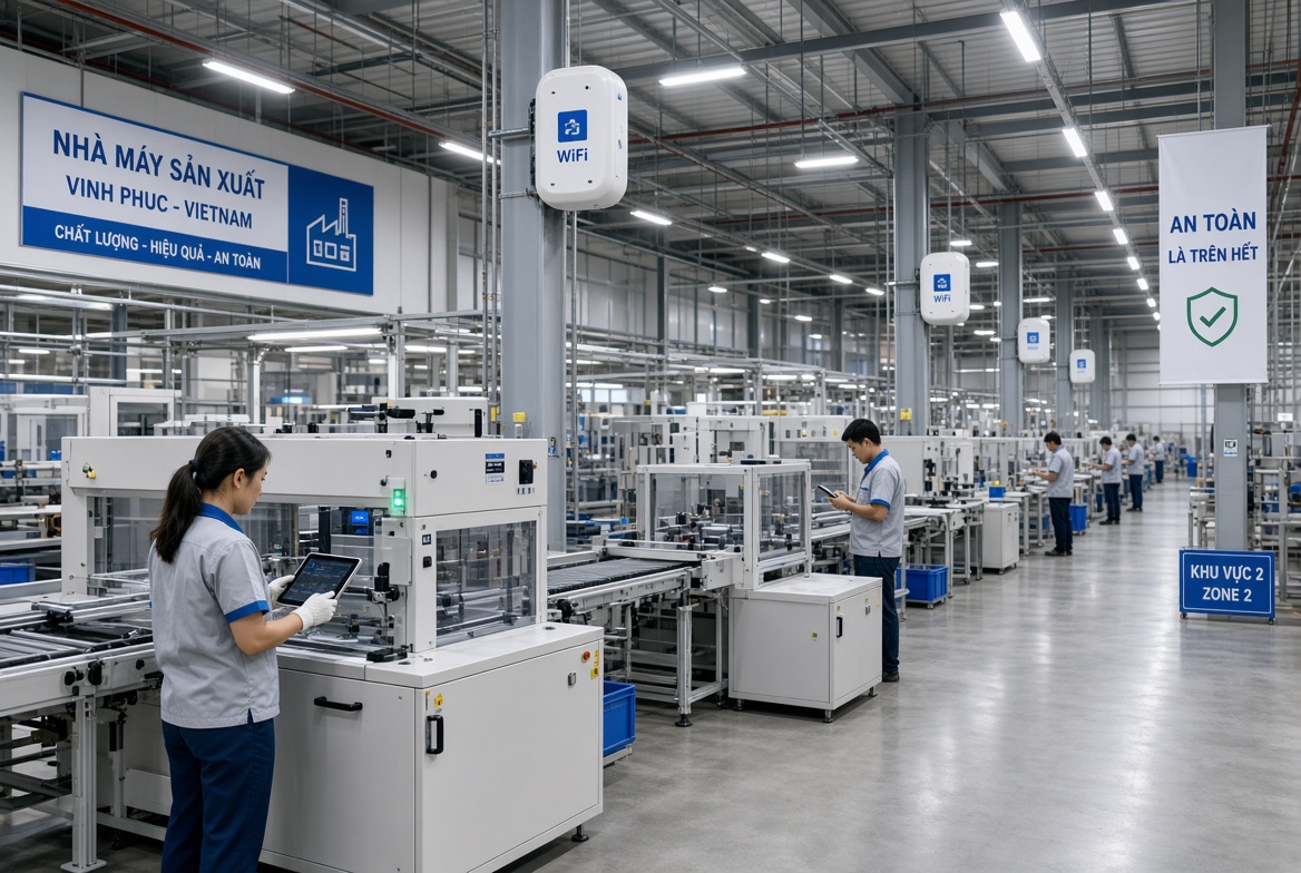 lắp đặt wifi nhà xưởng- toancauviet.com