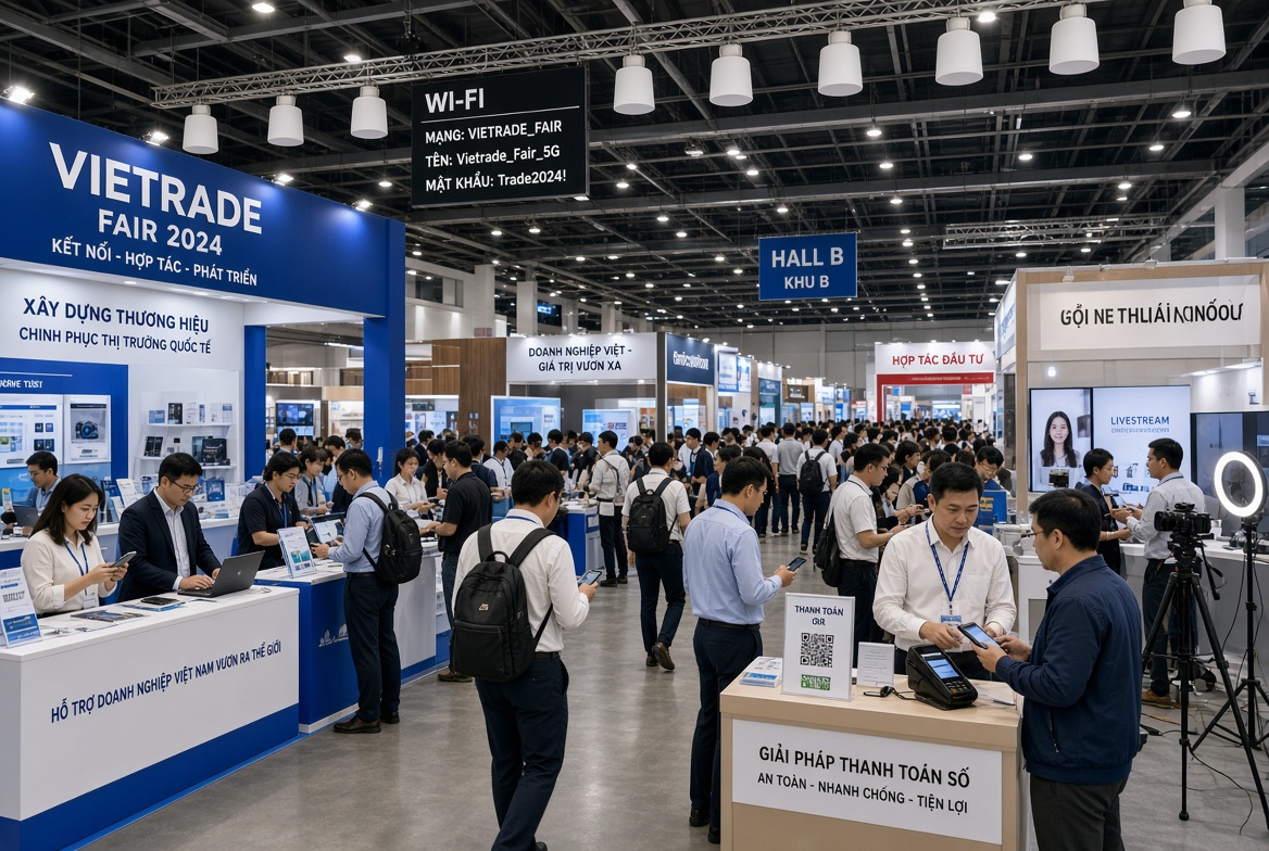 Cho thuê wifi hội chợ