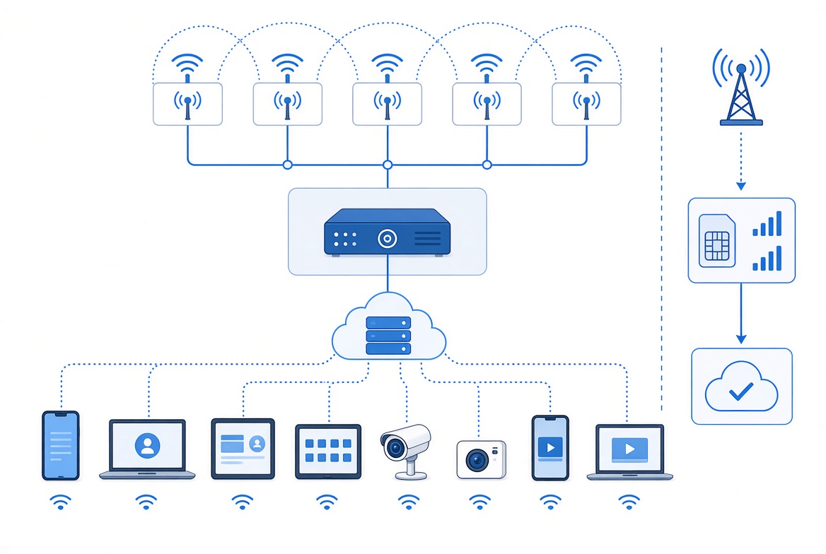 Lắp đặt wifi sự kiện