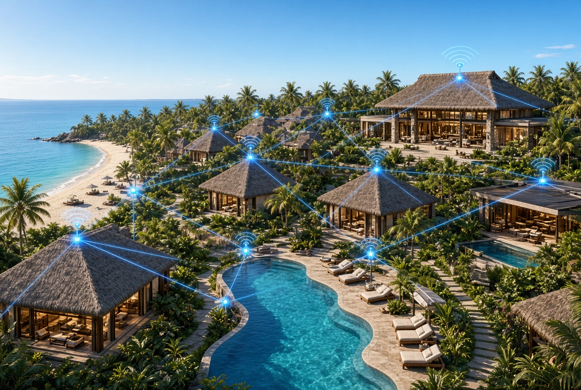 giải pháp wifi cho resort cao cấp